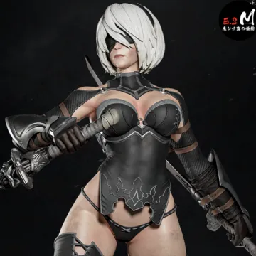 Фигурка «2B A2 by E.S Monster(Includes 2 models)», NieR