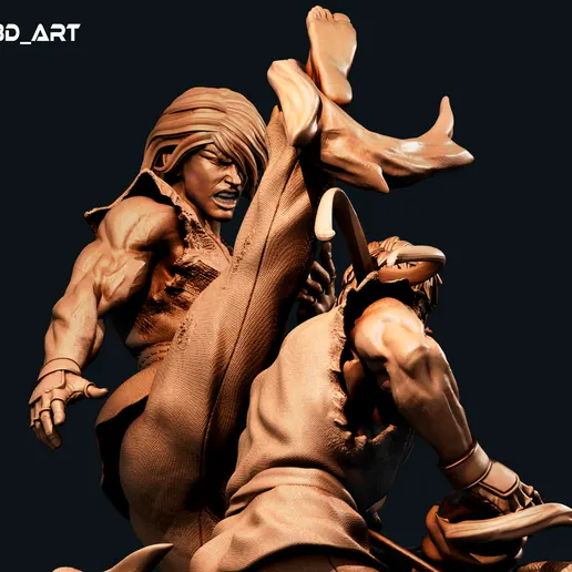 Фигурка «Кен Мастерс и Рю», Street Fighter