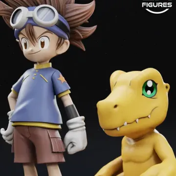 Фигурка «Тай Камия и Агумон», Digimon